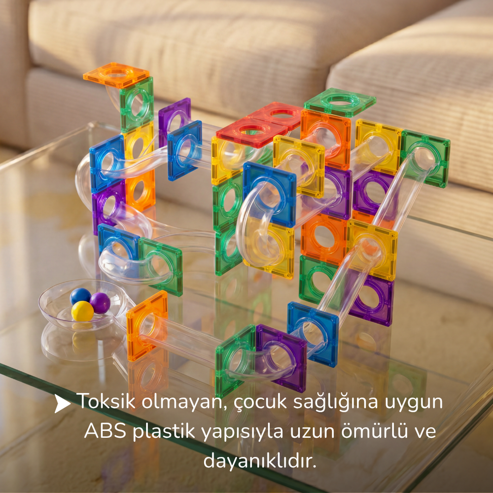 68 Parçalı Manyetik Parkur Seti