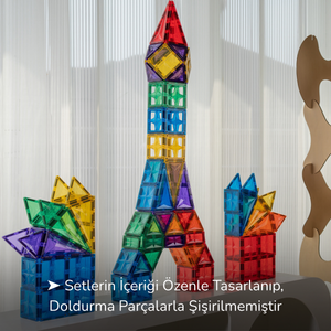 108 Parçalı Manyetik Yapı Seti