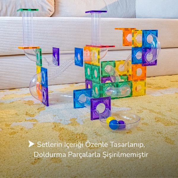 68 Parçalı Manyetik Parkur Seti