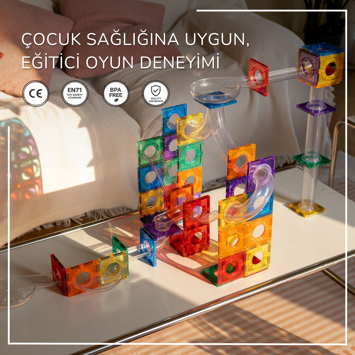 104 Parçalı Manyetik Parkur Seti