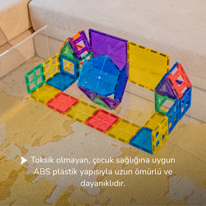 33 Parçalı Manyetik Yapı Seti