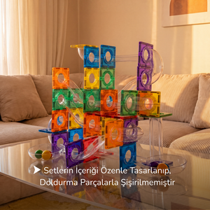 104 Parçalı Manyetik Parkur Seti