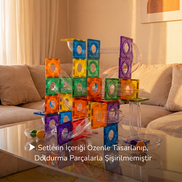 104 Parçalı Manyetik Parkur Seti