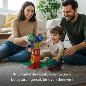 37 Parçalı Manuel Arabalı Yapı Seti