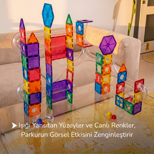 168 Parçalı Manyetik Parkur Seti