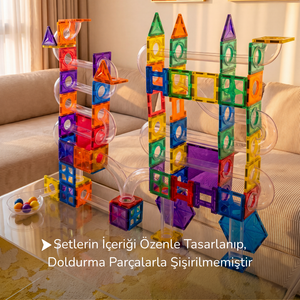 168 Parçalı Manyetik Parkur Seti