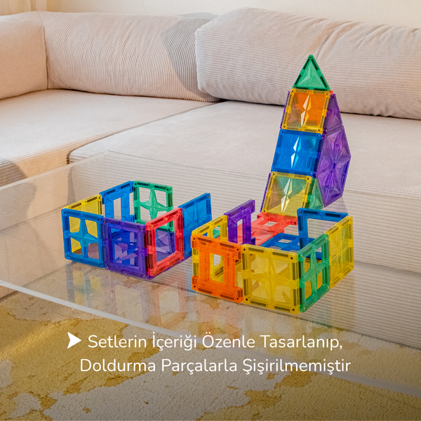 33 Parçalı Manyetik Yapı Seti