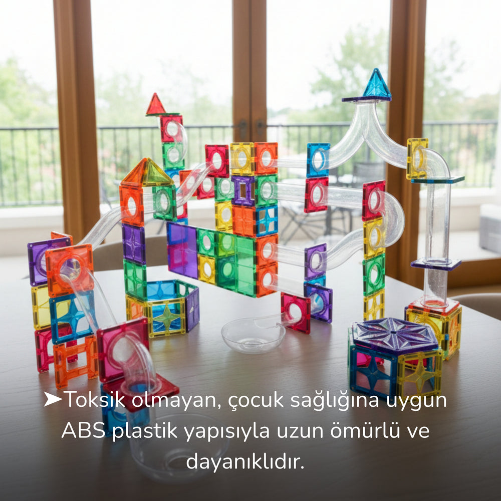 168 Parçalı Manyetik Parkur Seti